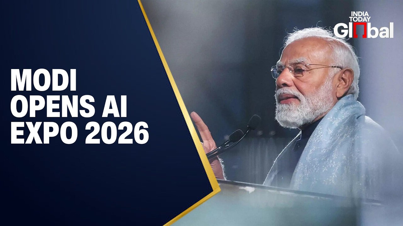 LIVE: PM Modi Opens India AI Impact Expo 2026 in Delhi