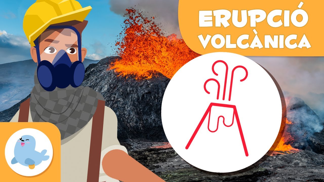 VOLCÀ 🌋 Què és un volcà? ⛰️ Desastres naturals en 1 minut en català