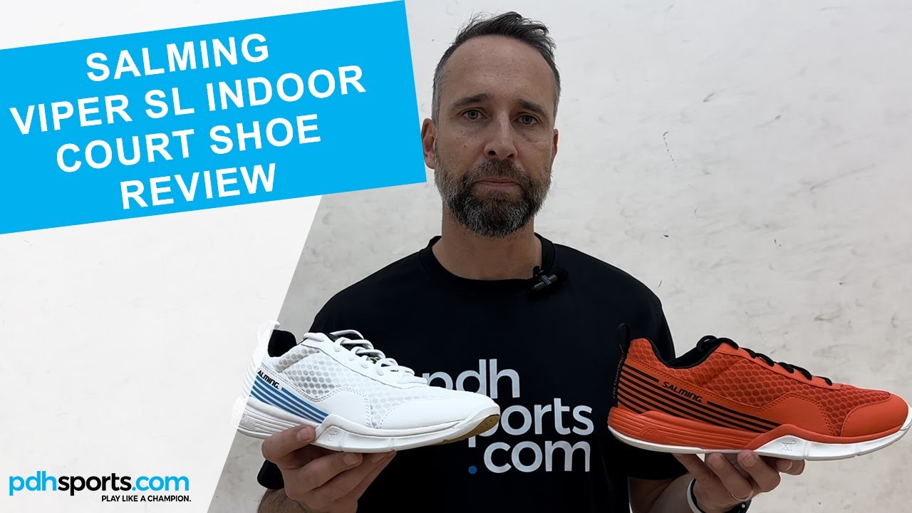 Salming Viper SL squash and indoor court shoe review by pdhsports.com