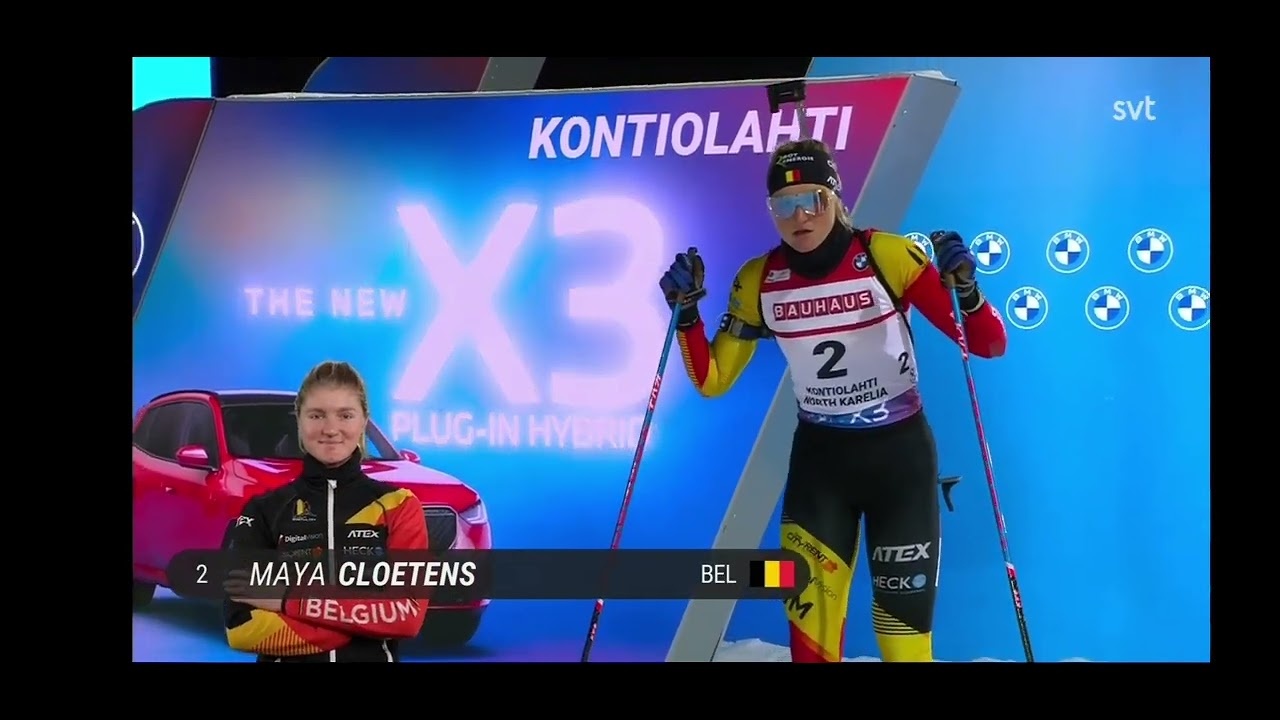 🕸 Kort distans 12,5 km Kontiolahti 24/25 🇸🇪 Ella Halvarsson 2 och Elvira Öberg 3