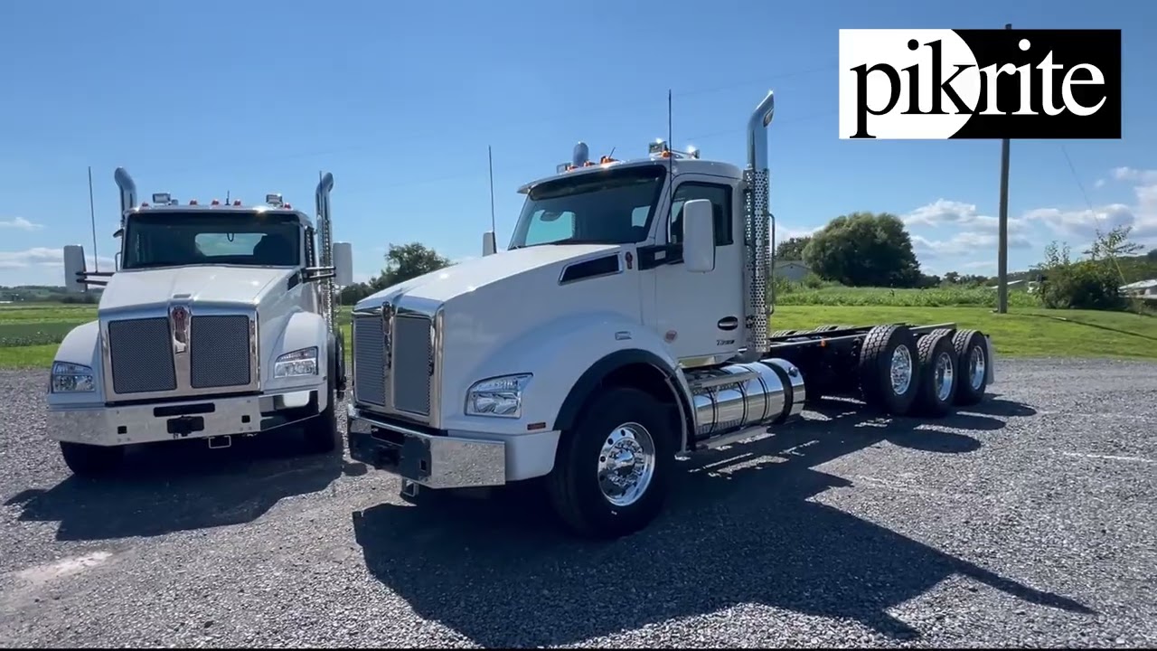Two Kenworth Chassis Ready for Vacuum Tank Builds | Pik Rite Vacuum Tanks