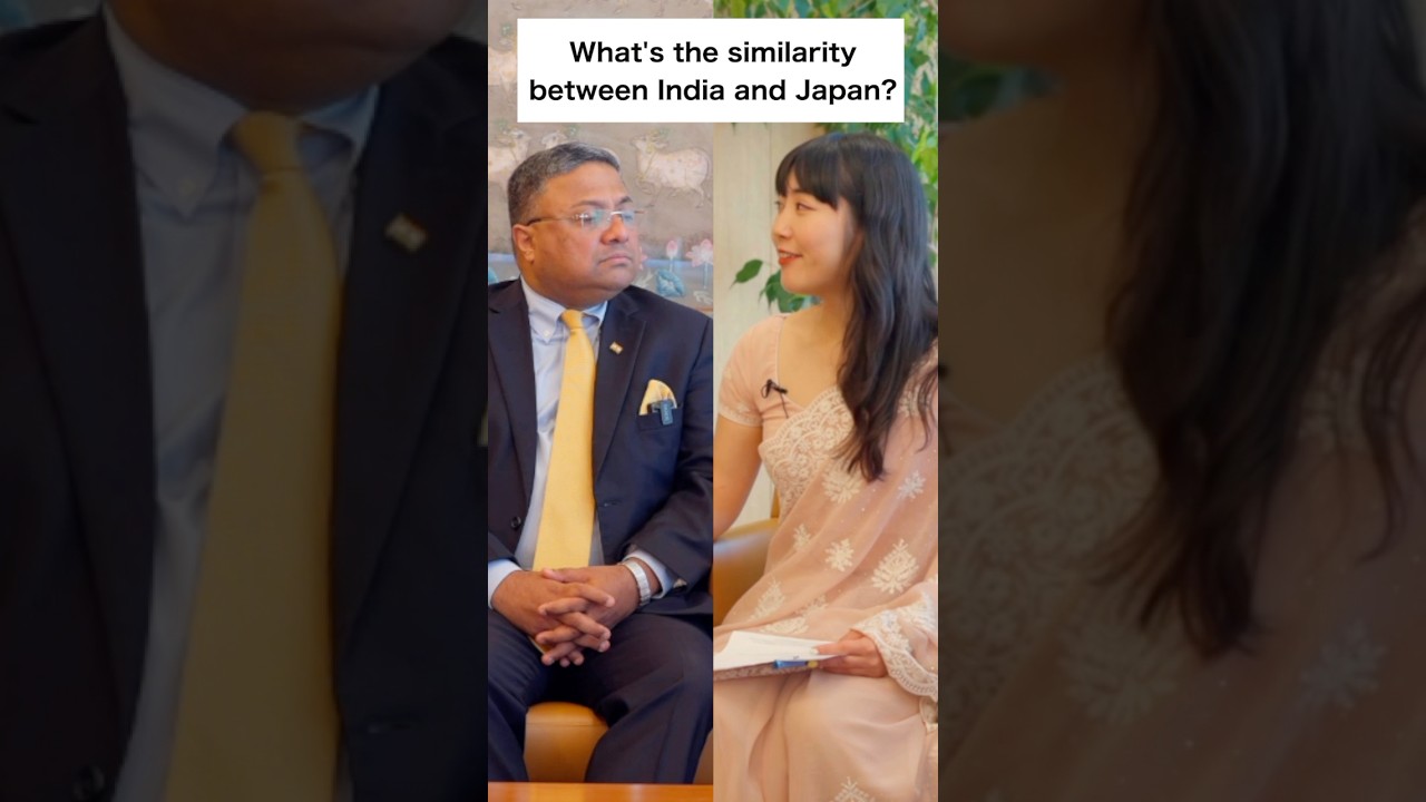 Similarities between India and Japan🇯🇵❤️🇮🇳 H.E.Sibi George Ambassador of India to Japan