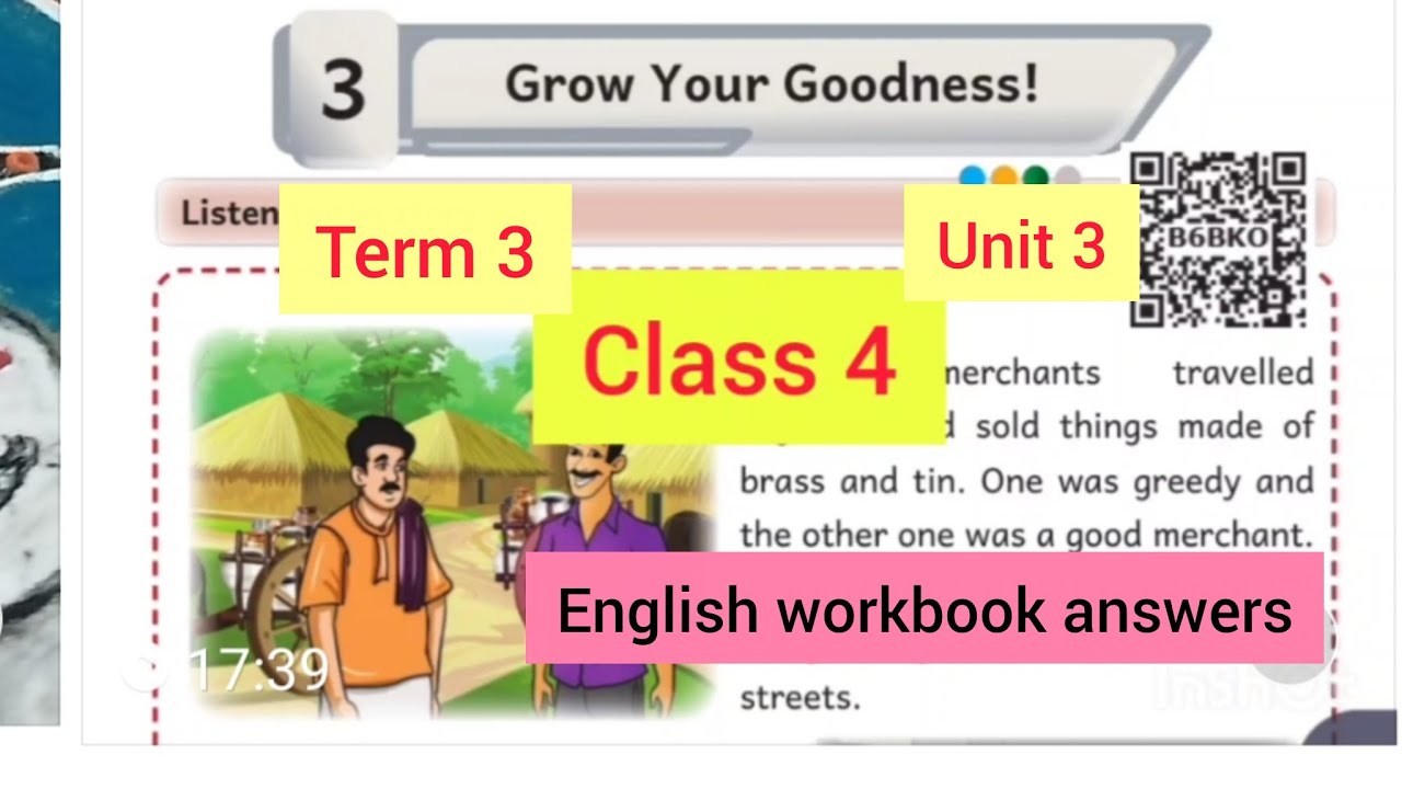 Term 3 class 4 English Unit 3 Grow your Goodness Workbook answers Ennum Ezhuthum