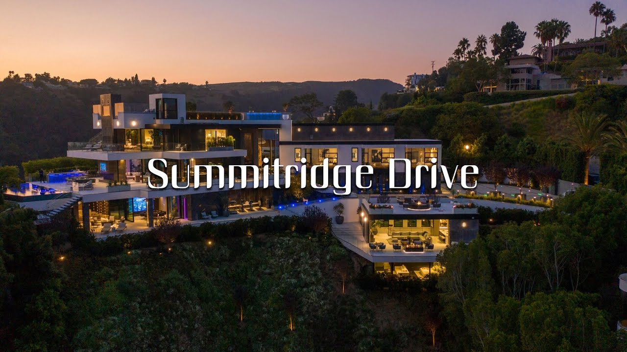Welcome to Summitridge Drive, a $46,500,000 Beverly Hills modern mansion