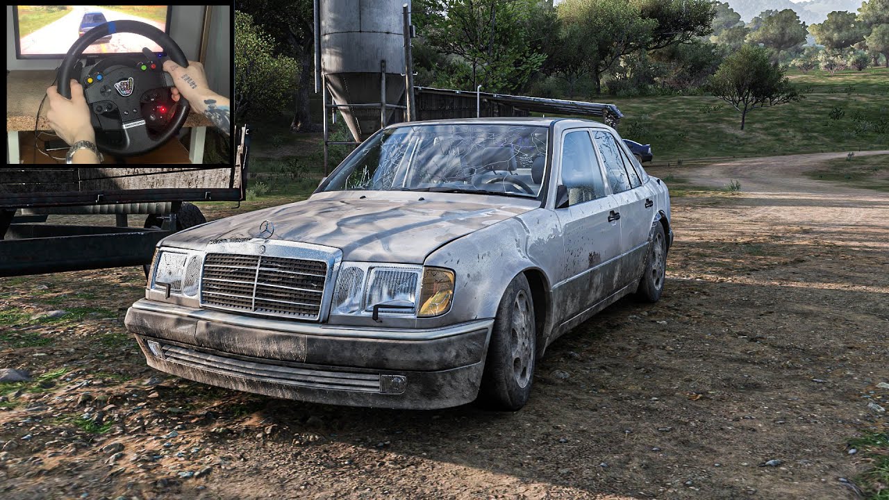 Rebuilding a Mercedes W124 E500 - Forza Horizon 5 Thrustmaster T150(TMX)