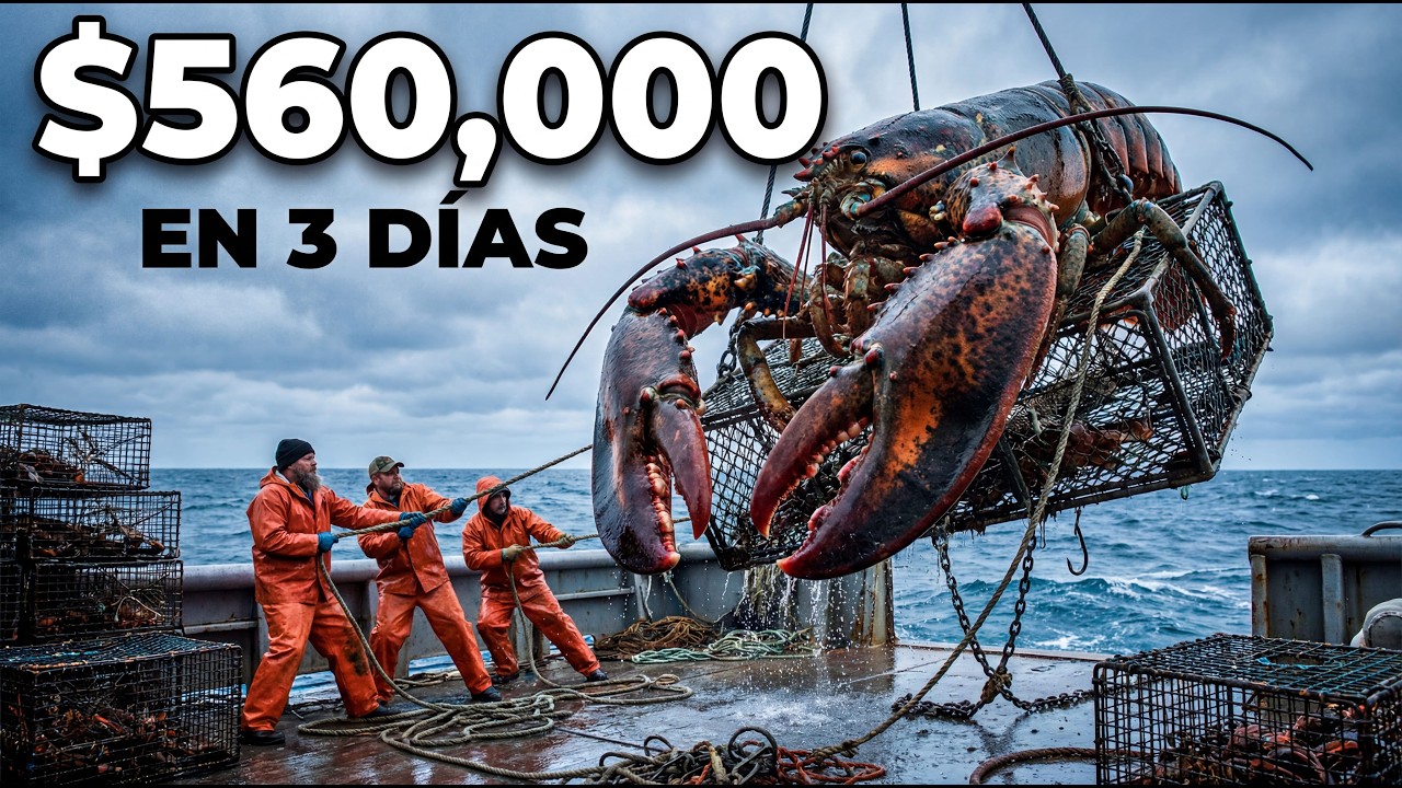 Cómo los pescadores ganan $560,000 en 3 días extrayendo langostas gigantes del fondo del océano