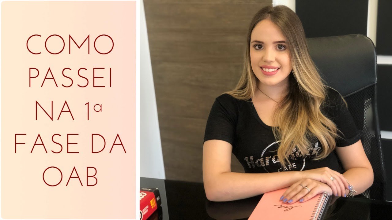 COMO PASSEI NA 1ª FASE DA OAB