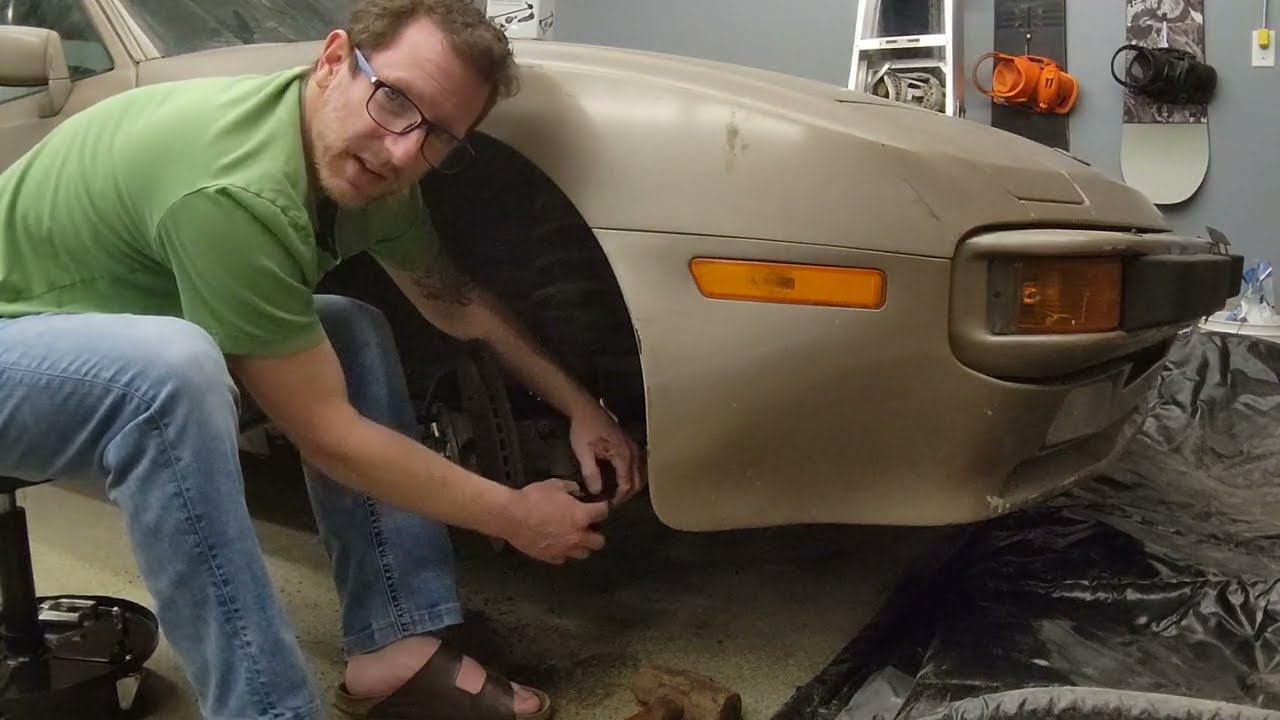 Porsche 944 Part 4 - Replacing Tie Rod End And Steering Rack Boot