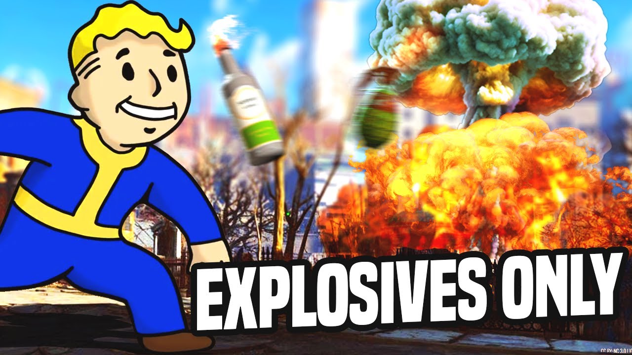Fallout 4 But I Can Only Use Explosive Weapons...