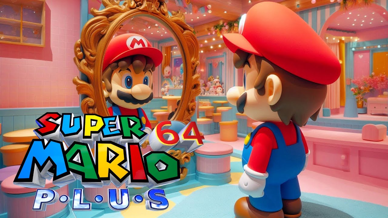 Super Mario 64 PLUS pero todo está invertido 🪞
