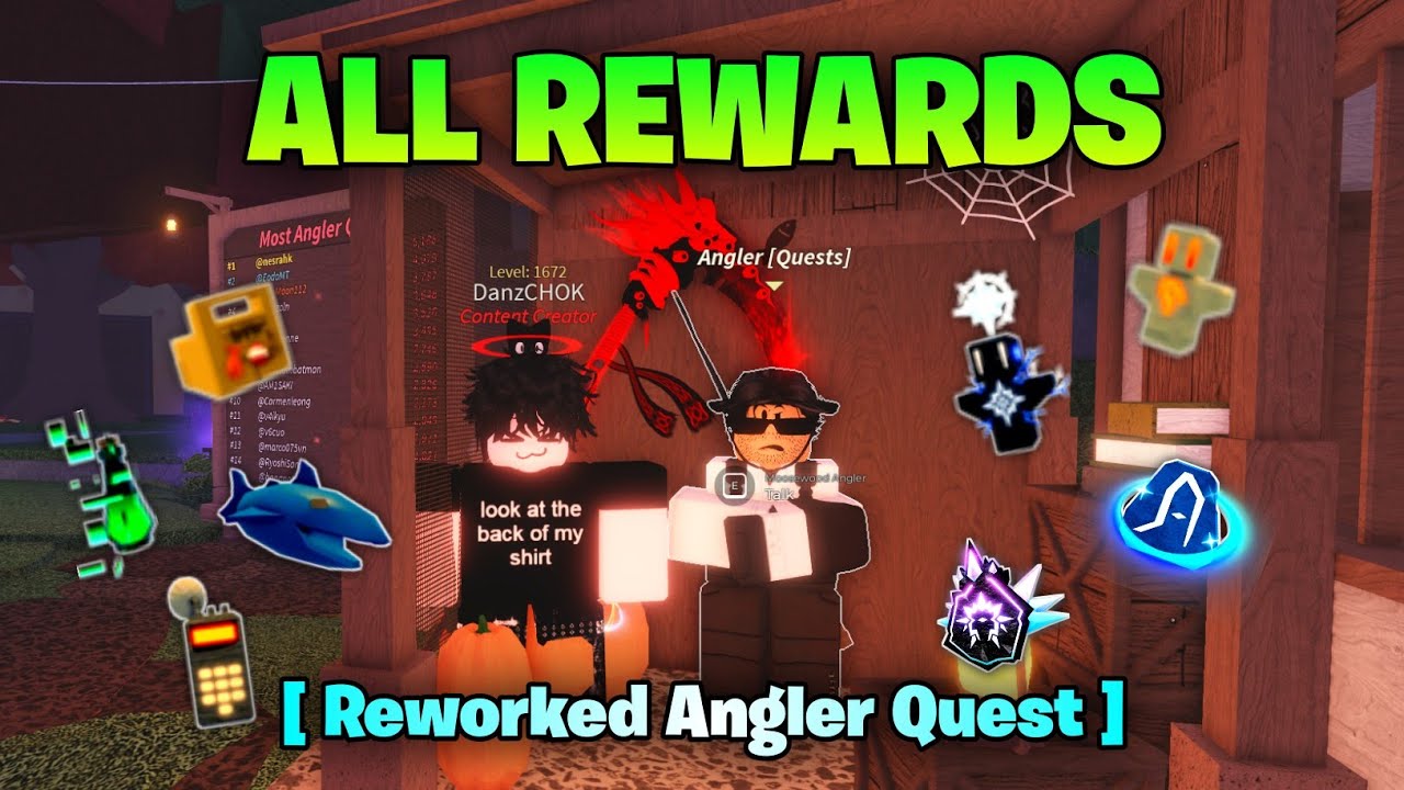 *NEW* ALL Reworked Rewards for Angler Quest in Fisch!