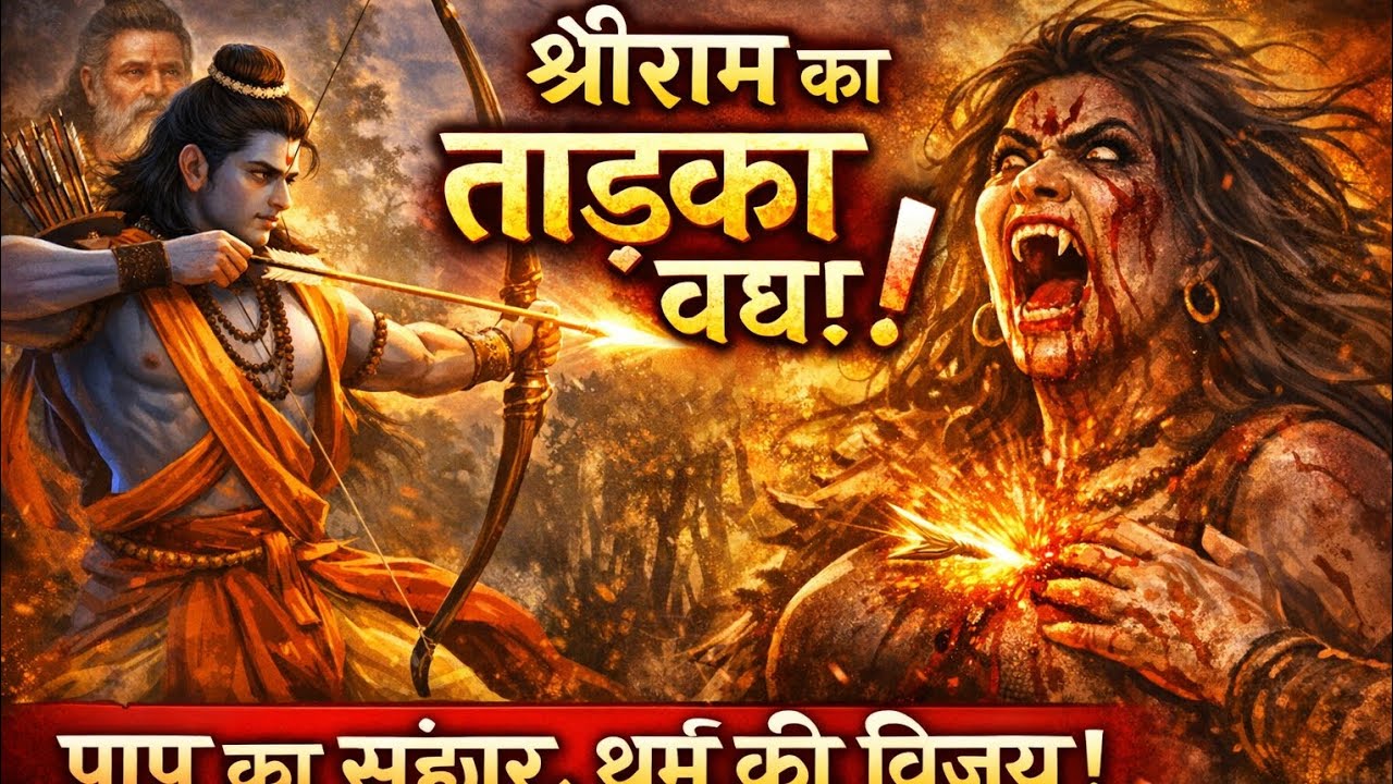 ताड़का वध: पाप का संहार, धर्म की विजय – Tadaka Vadh: Destruction of Evil, Triumph of Dharma