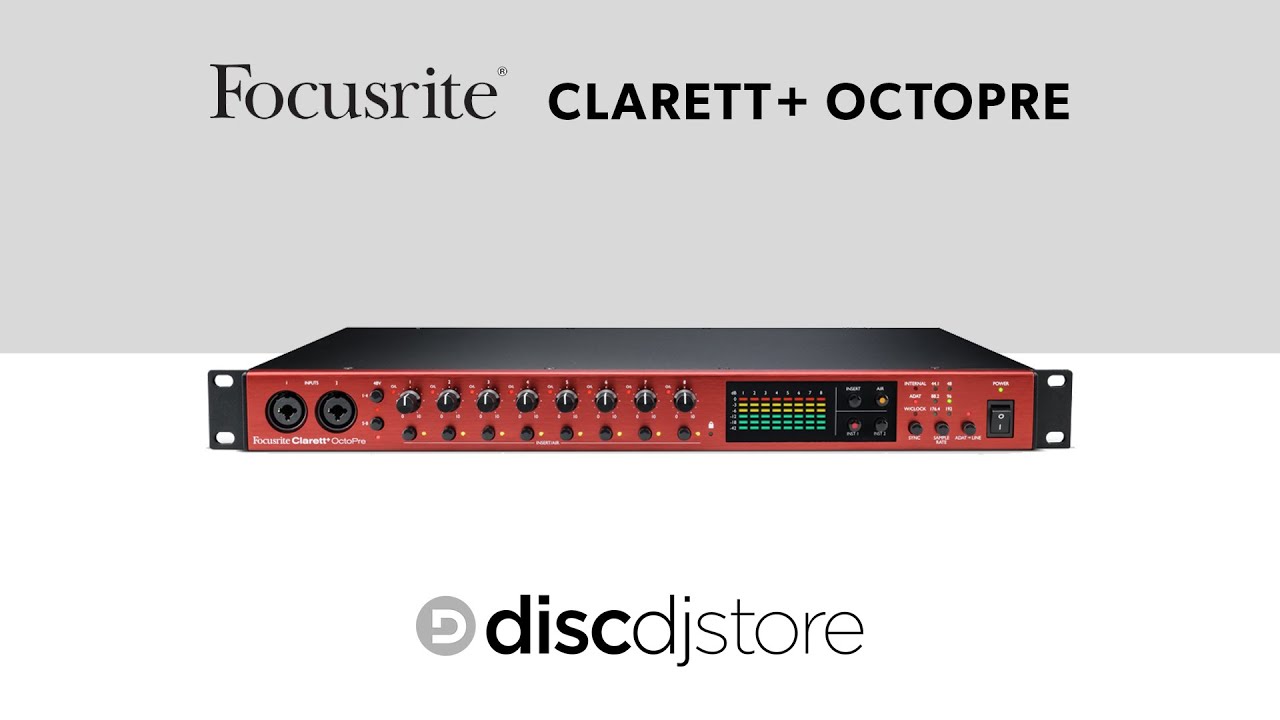 Focusrite Clarett+ OctoPre - The Disc DJ Store