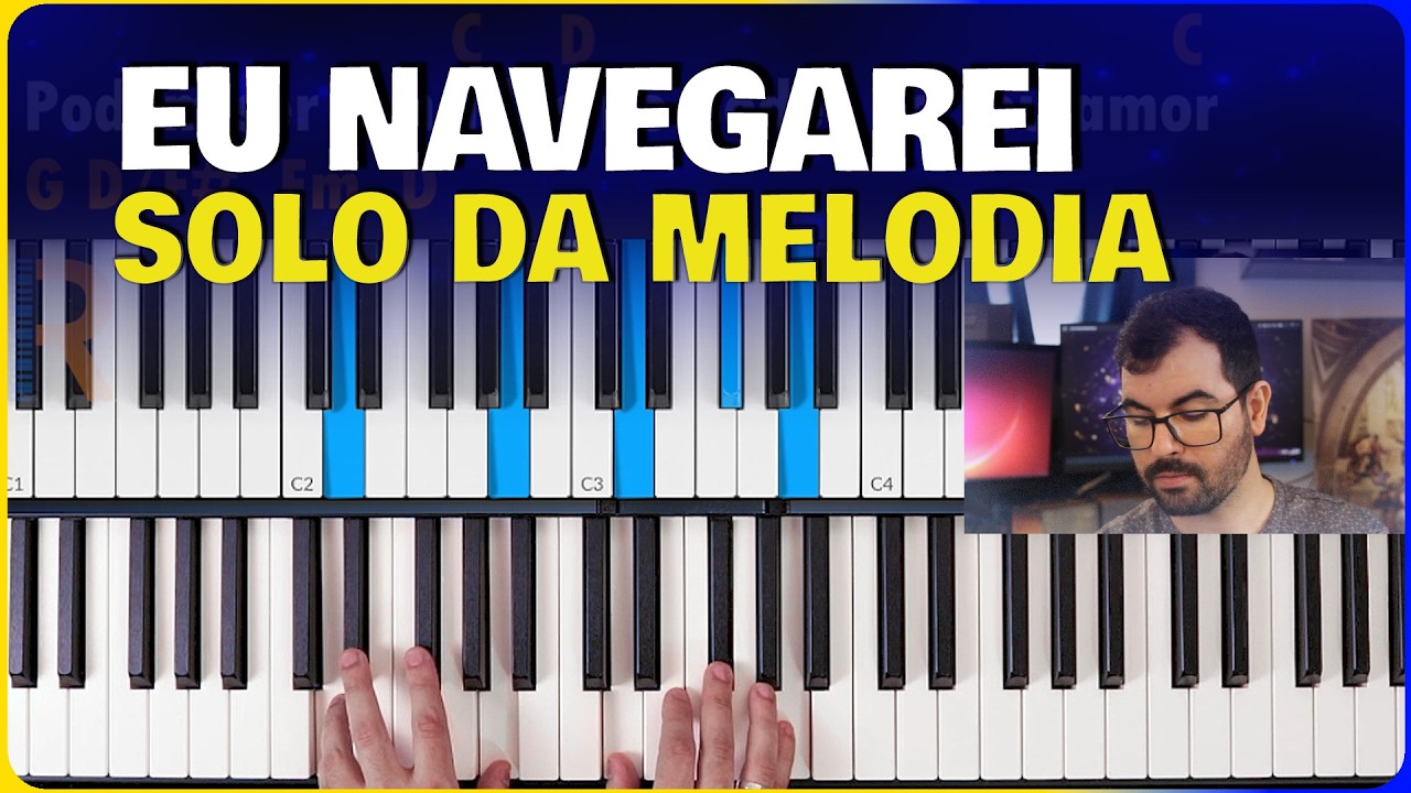 Teclado [nota por nota] - EU NAVEGAREI