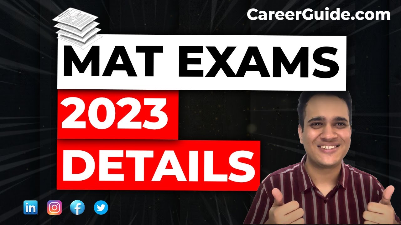 MAT EXAM 2023 DETAILS | ENTRANCE EXAM 2023 |careerguide.com | #mba #mat #exam2023