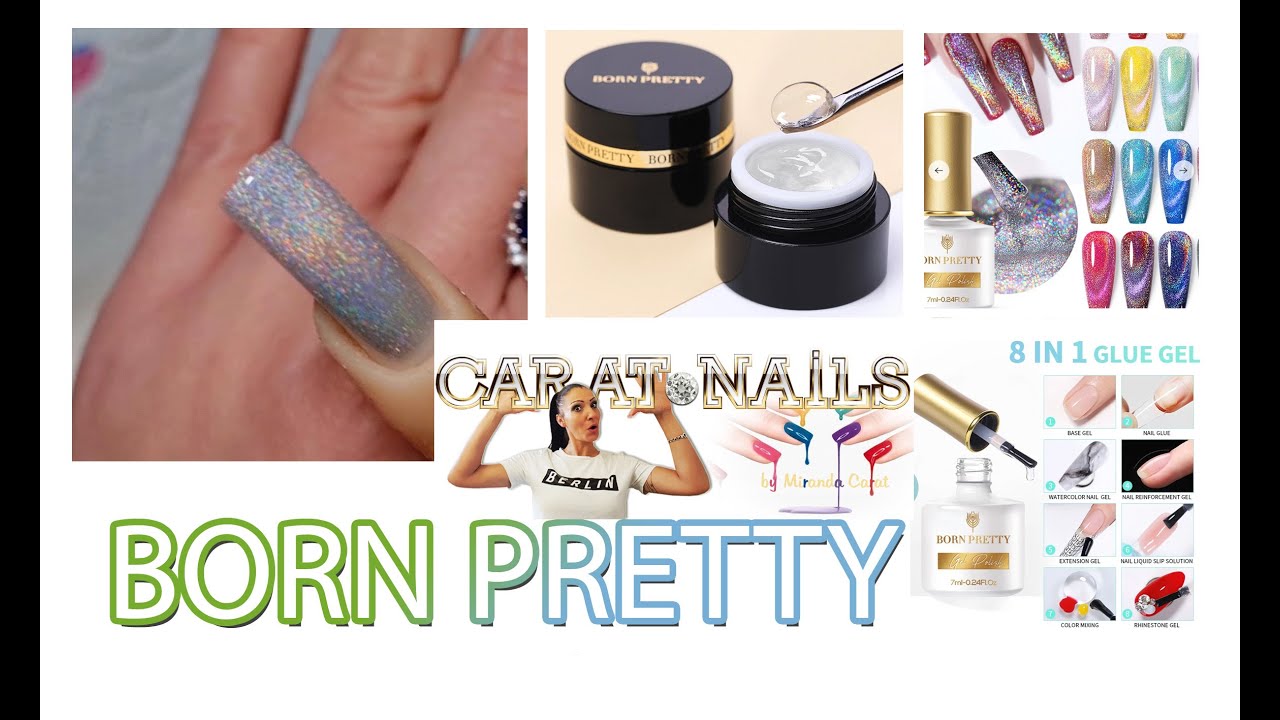 Born Pretty | 8in1 Glue | Cat Eye Gel Holographic | Farbgele | Carat Nails