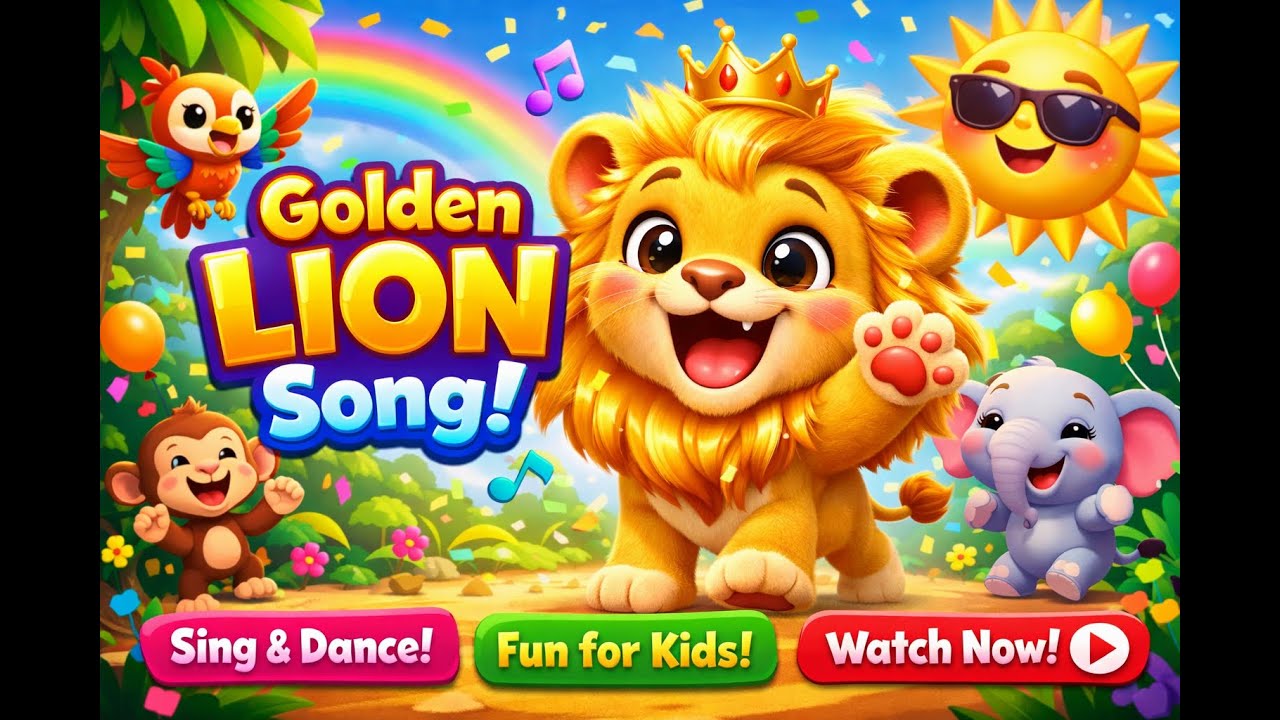 Baby Lion Songs | Nursery Rhyme & Fun Song | cartoon | Kids Song