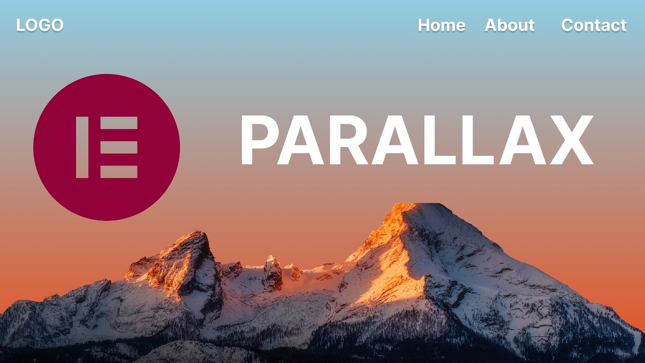 Create Parallax effect in ELEMENTOR FREE | Wordpress