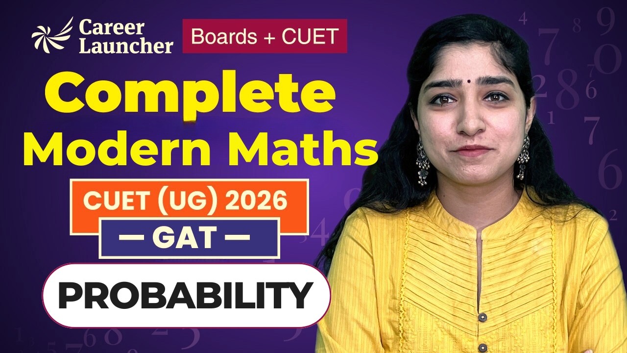 CUET 2026 Quantitative Aptitude | Probability | CUET GAT Free Series