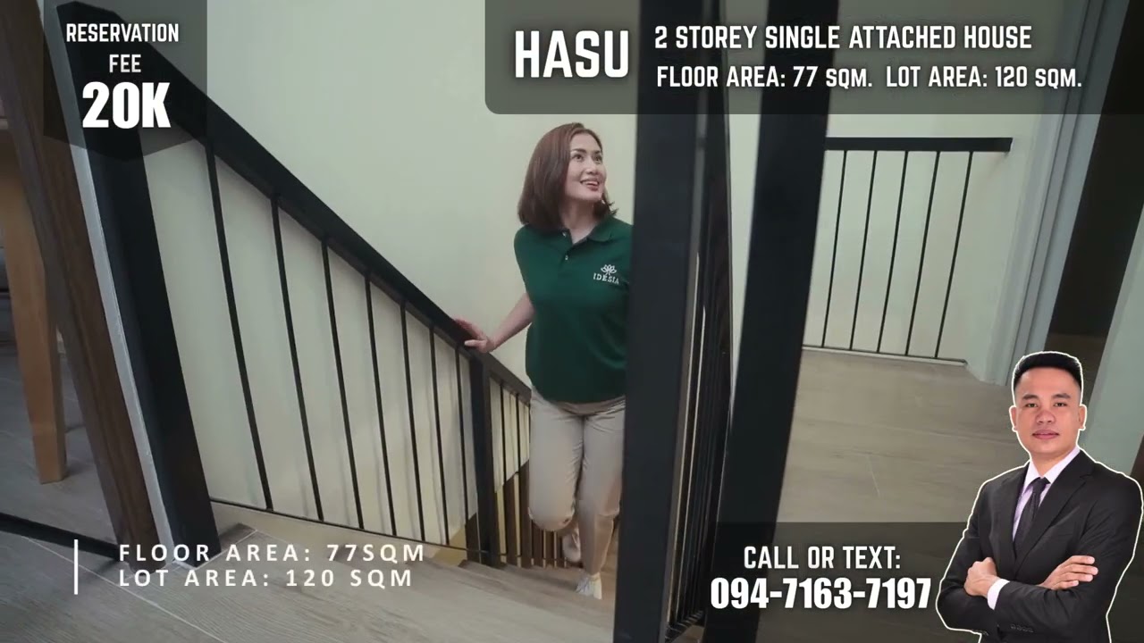 HASU 2 Storey Single Attached House and Lot in IDESIA - Dasmariñas, Cavite Call / Text: 097471637197