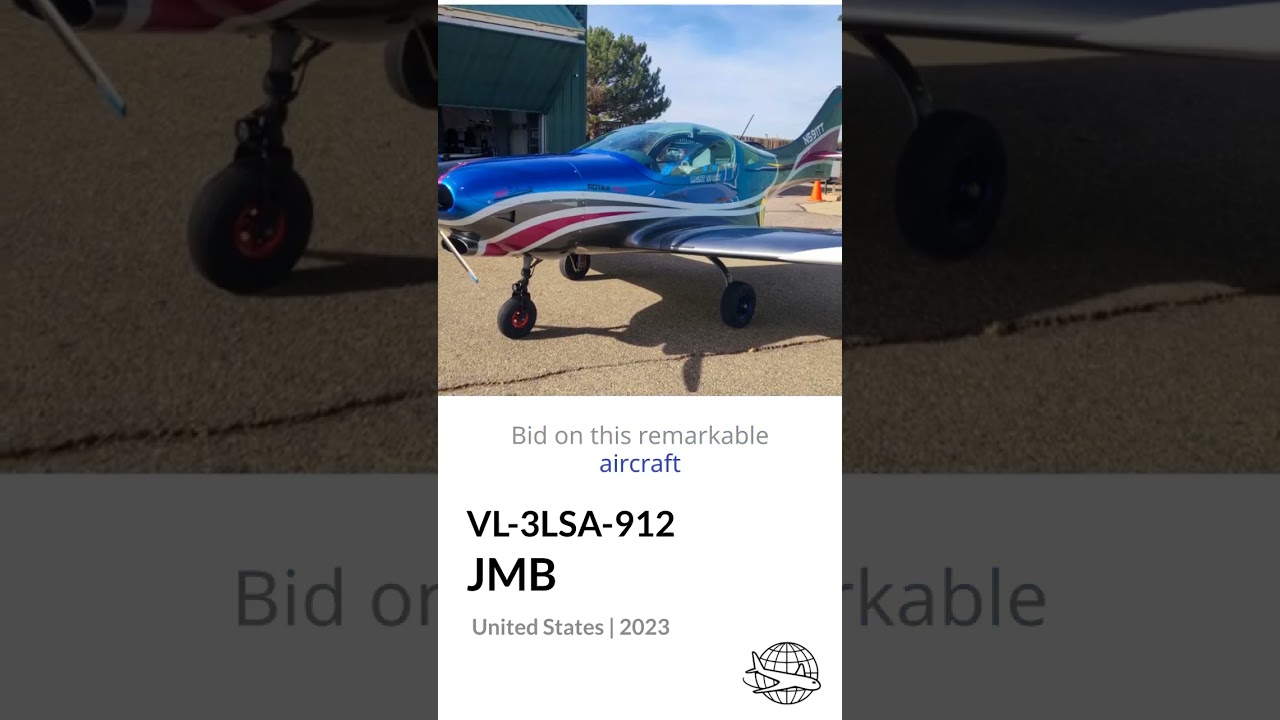 2023 JMB VL-3LSA-912 FOR SALE! Fast, Efficient, Safe - Global Plane Market