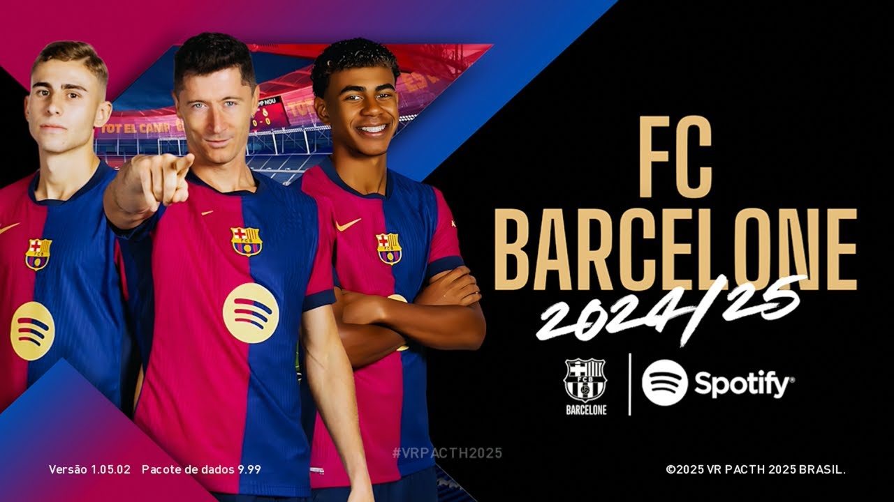 PS3 PKG EM BLES VR PATCH | FC BARCELONA MENU GRAPHIC 2025