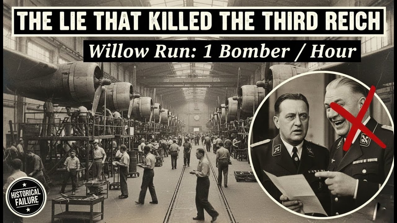 The Intelligence Truth Nazi Germany Refused to Believe: How America Built One Bomber Every Hour