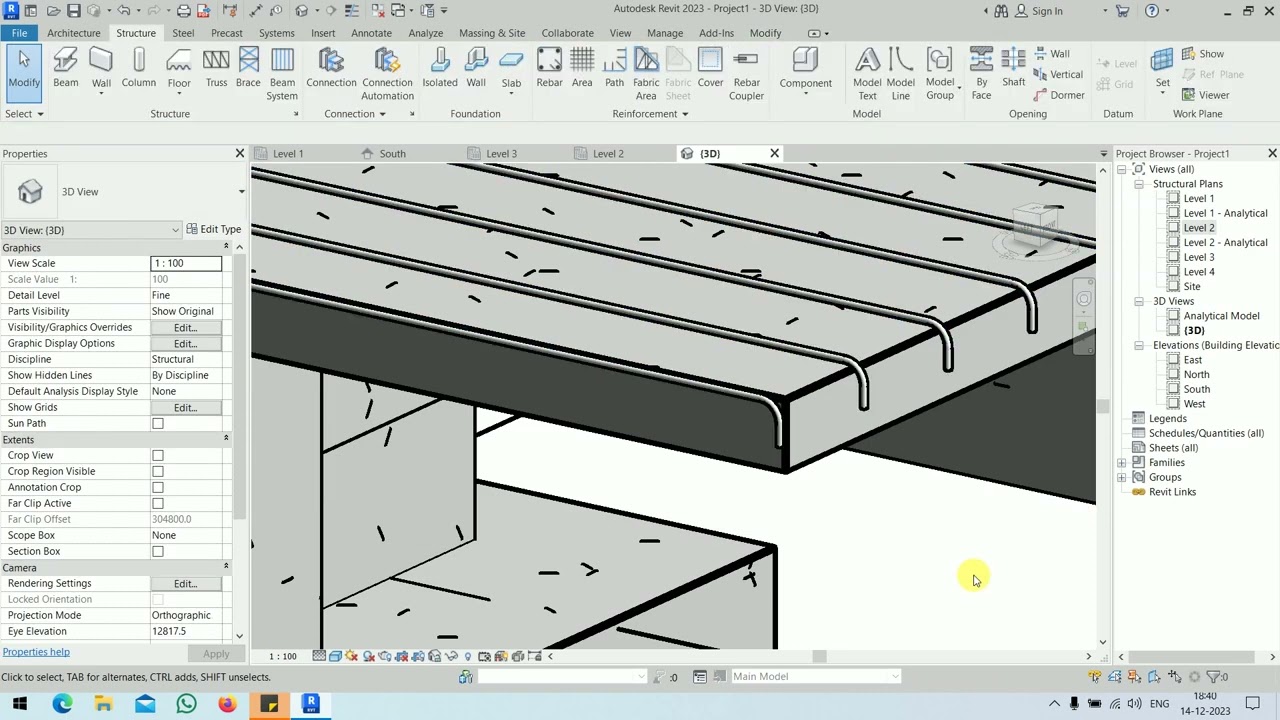 How to use Area Reinforcement, Path Reinforcement and Fabric Reinforcement in Revit Structure 2023