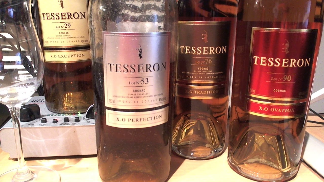 Tesseron Cognac Lot 90, Lot 76, Lot 53, Lot 29