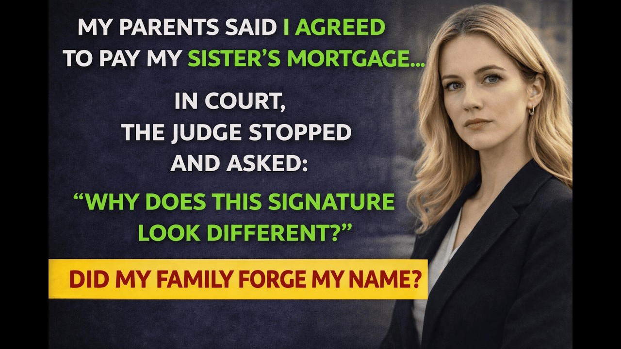My Parents Claimed I Signed for My Sister’s Mortgage  The Judge Asked One Question