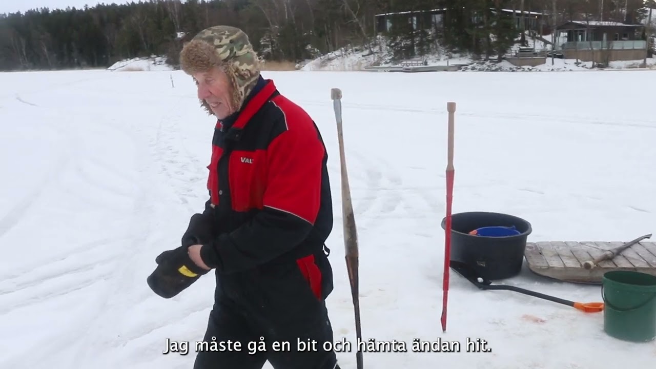 Saaristomeren kalastustekniikoita osa 2. Verkkokalastus talvella