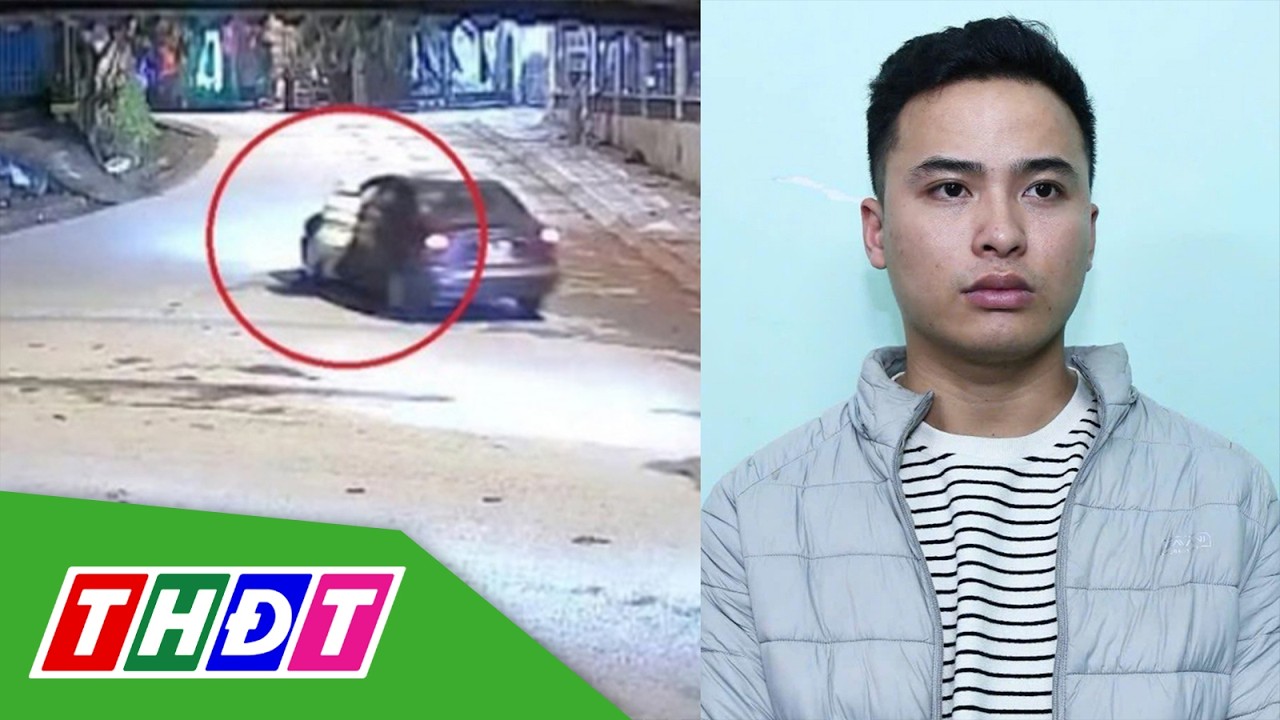 Bắt nam tài xế kéo kính ô tô kẹp tay CSGT khi bị kiểm tra nồng độ cồn | THDT