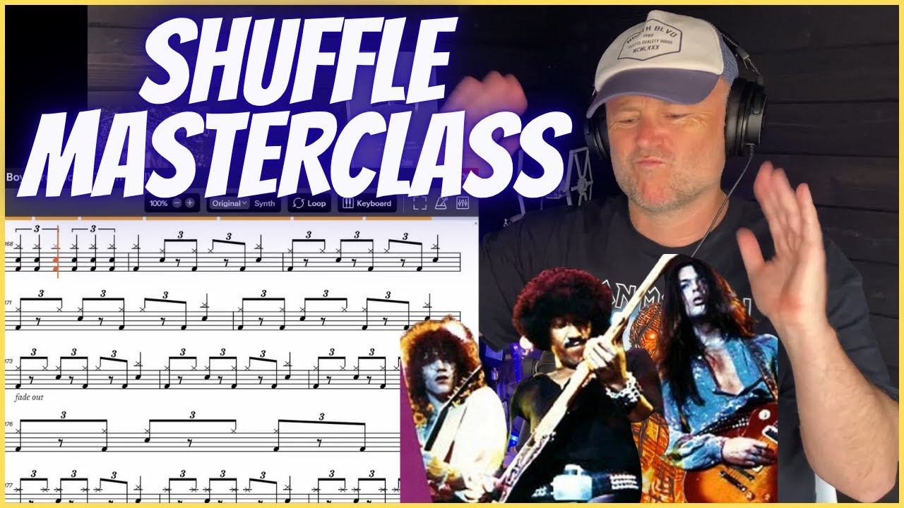 Drum Teacher Reacts: Thin Lizzy &ndash; &ldquo;The Boys Are Back In Town&rdquo; | Brian Downey Shuffle Analysis