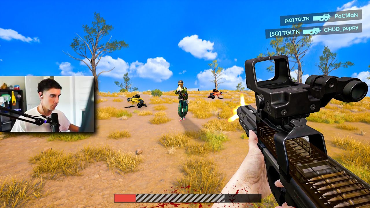 TGLTN flattens EVERYONE with the P90 in PUBG...