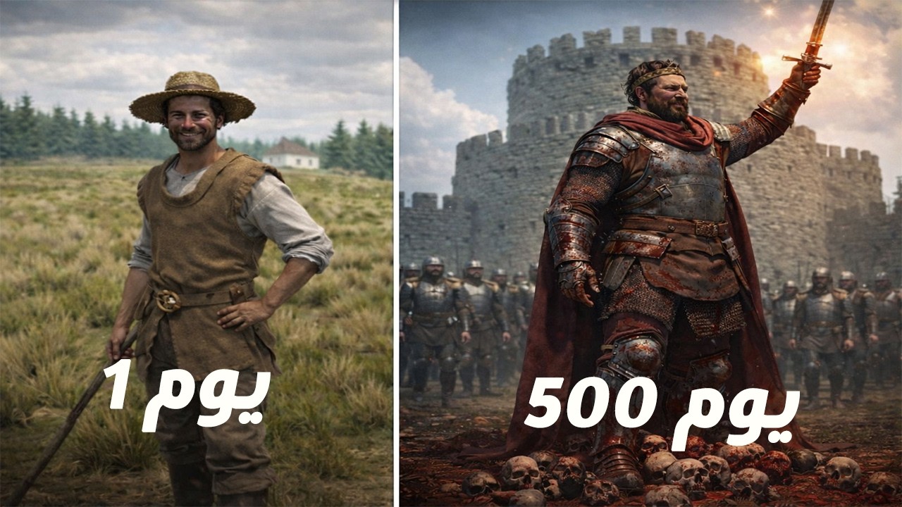 هل 500 يوم كافيين لقتل 10000 جندي في العصور الوسطي ؟ | mount and blade