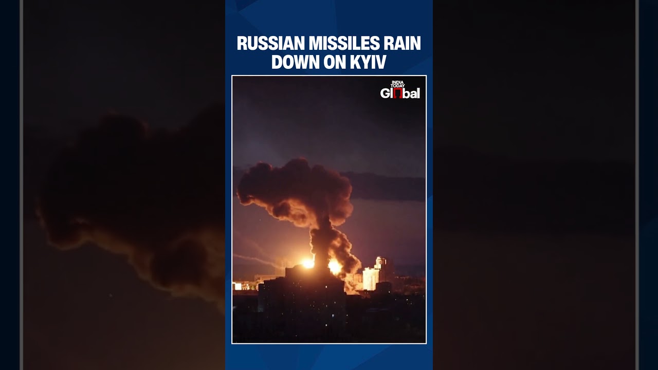 Russian Missiles and Drones Strike Kyiv in Overnight Attack as Air Defences Intercept Some Munitions