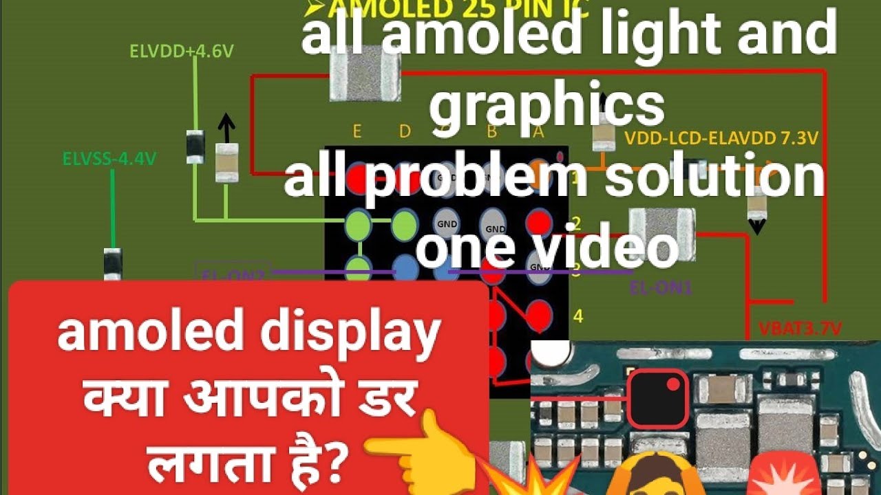 amoled lcd light 🚨section//how to solve amoled light and graphics problem?//samsung amoled solution👈