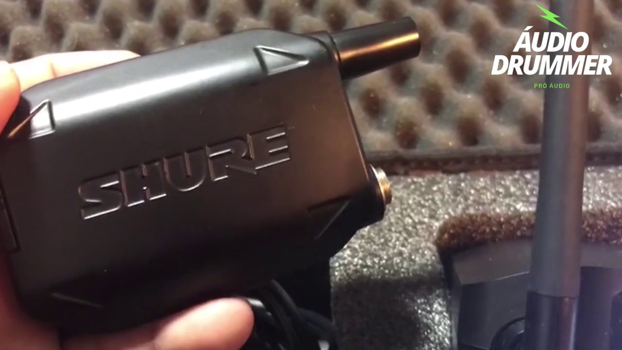 Microfone Shure Digital Wireless Headset GLXD14BR + SM35-Z2 - Áudio Drummer