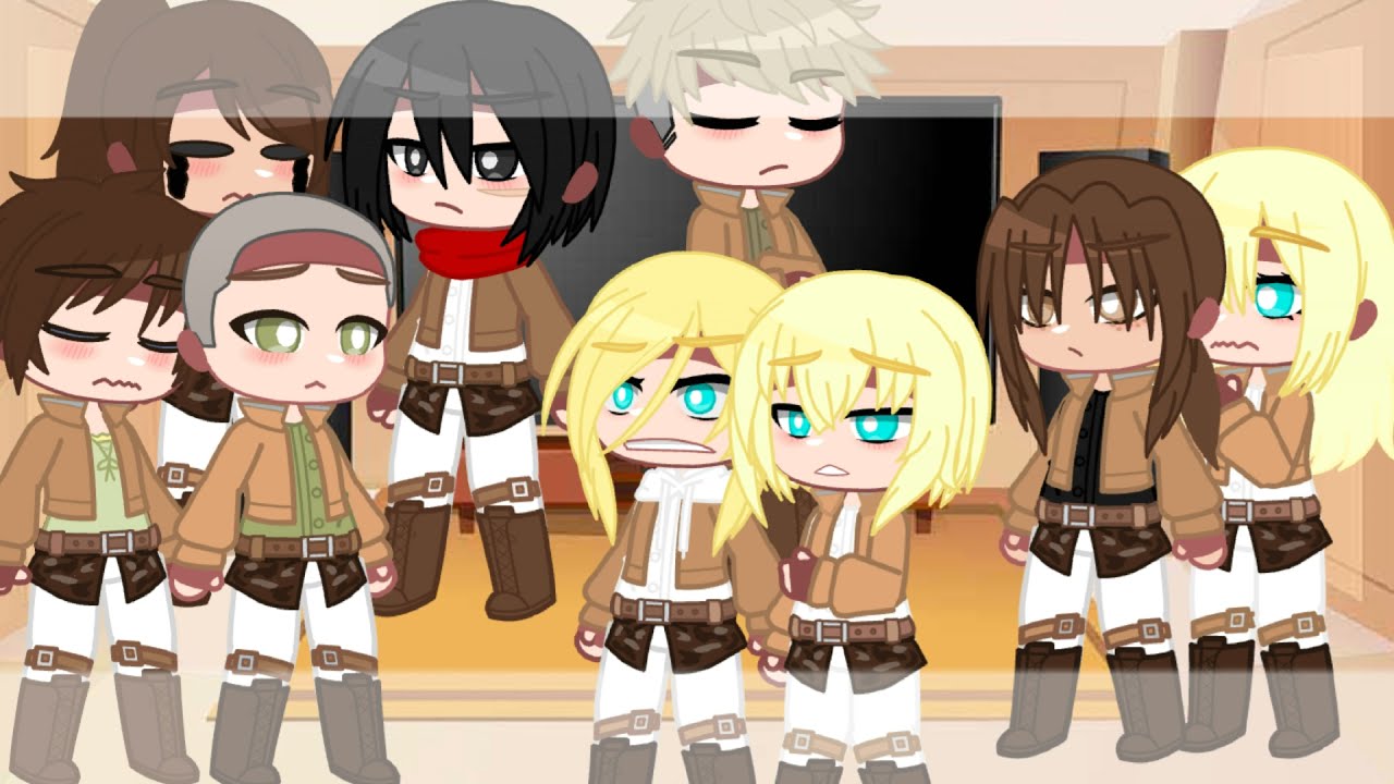 [🐦] Personagens de aot reagindo a tik toks do seus futuros |React| |aot| |🇧🇷| |Sem ships| |by:Hina|