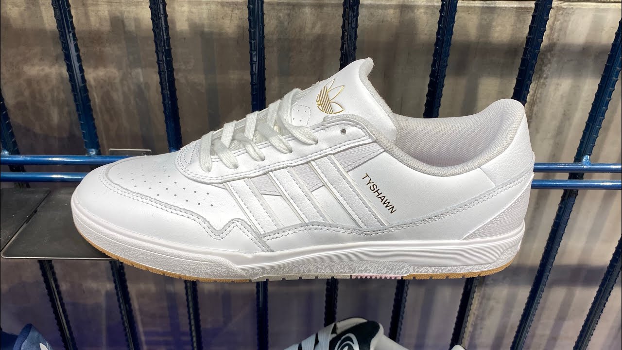 Adidas Tyshawn II (Cloud White/ Cloud White/ Gum) - Style Code: JQ1130