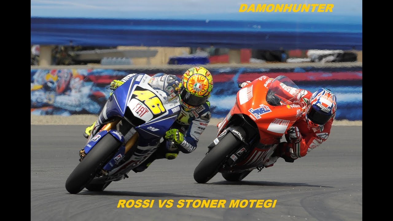 MotoGp: Rossi vs Stoner Motegi 2008