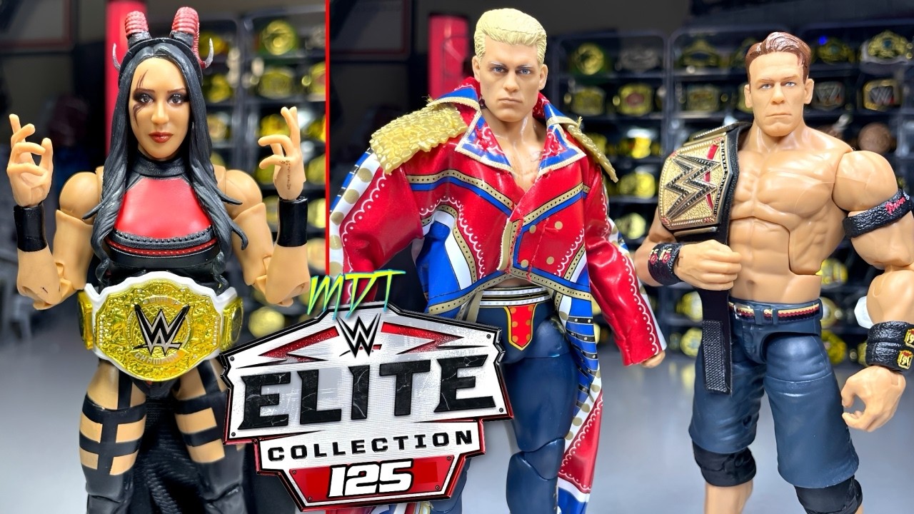 WWE ELITE 125 STEPHANIE VAQUER & CODY RHODES FIGURE REVIEW!