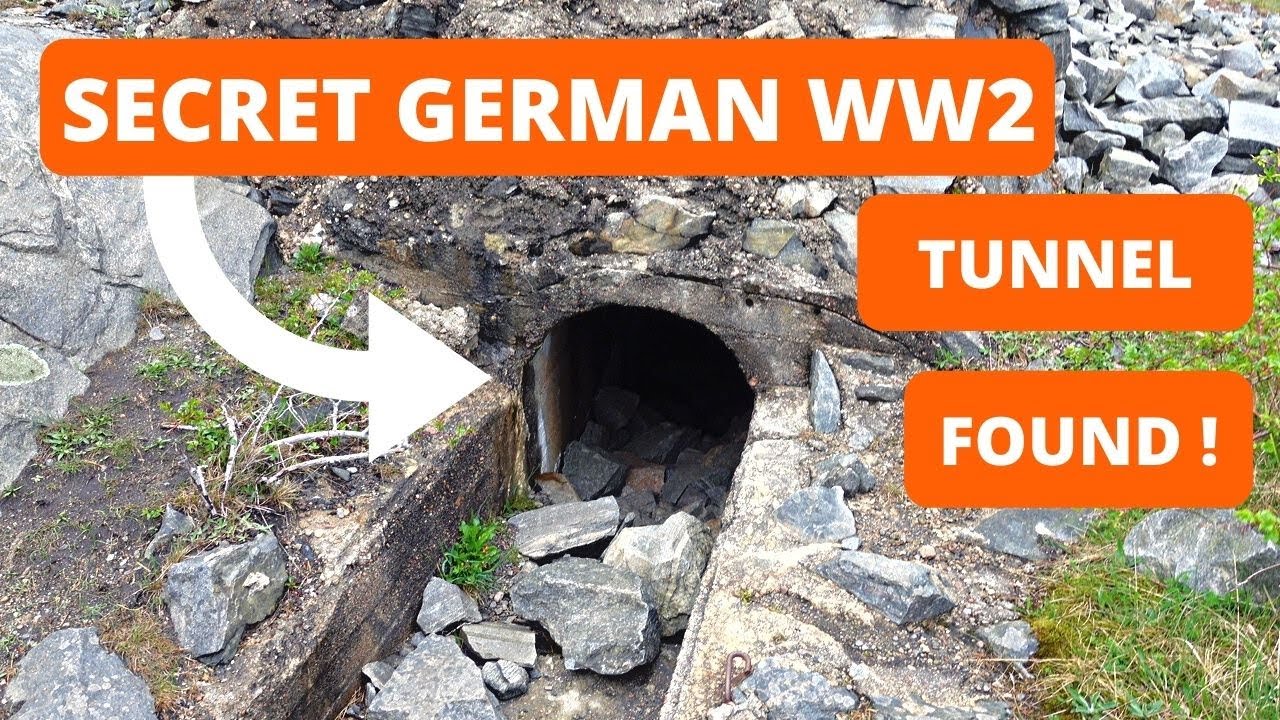Secret German WW2 tunnel found . A mystery !