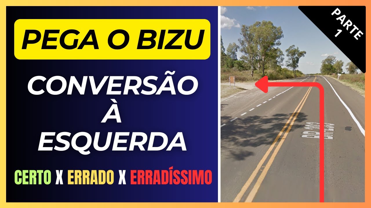 Parte 1: 😳 Formas ERRADAS de entrar à esquerda em rodovias!