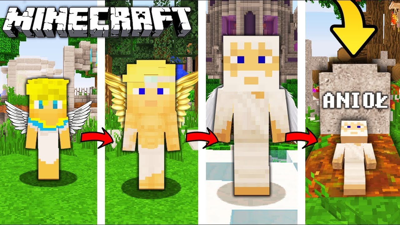 ŻYCIE ANIOŁA W MINECRAFT || OD NARODZIN DO ŚMIERCI