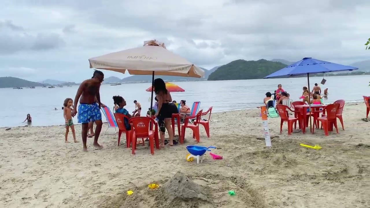 UBATUBA SP 🌦️Praia da BARRA SECA e Perequê Açu Domingão Nublado chuvoso🌦️