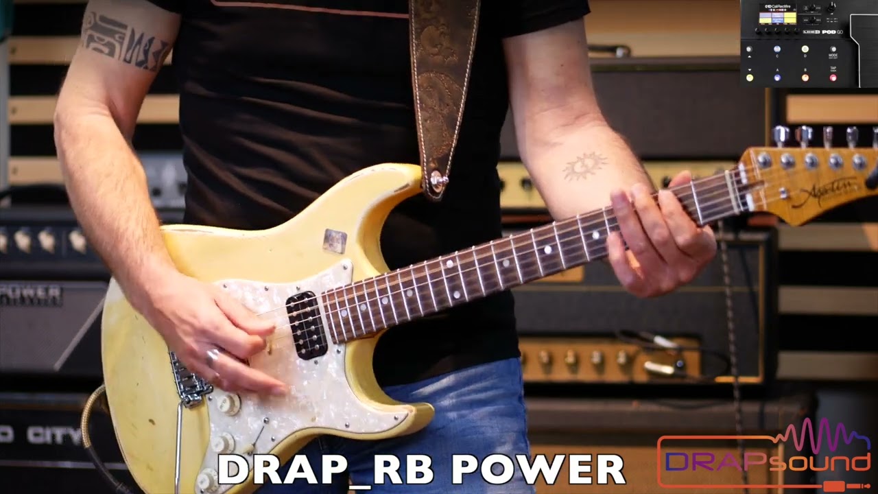 Ruggero Brunetti plays his new DRAP_RB PACK (6 presets) for POD GO!!!