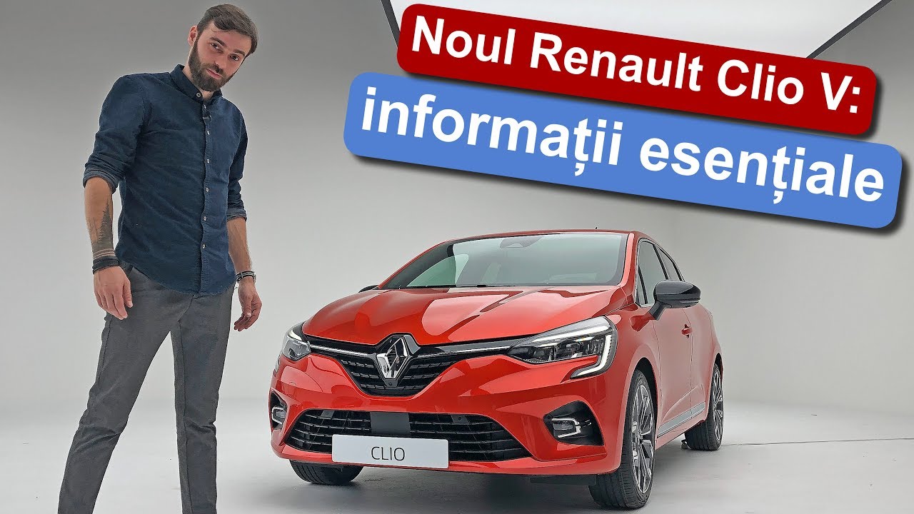 Noul Renault Clio V: informații &icirc;n premieră || MotorVlogTV