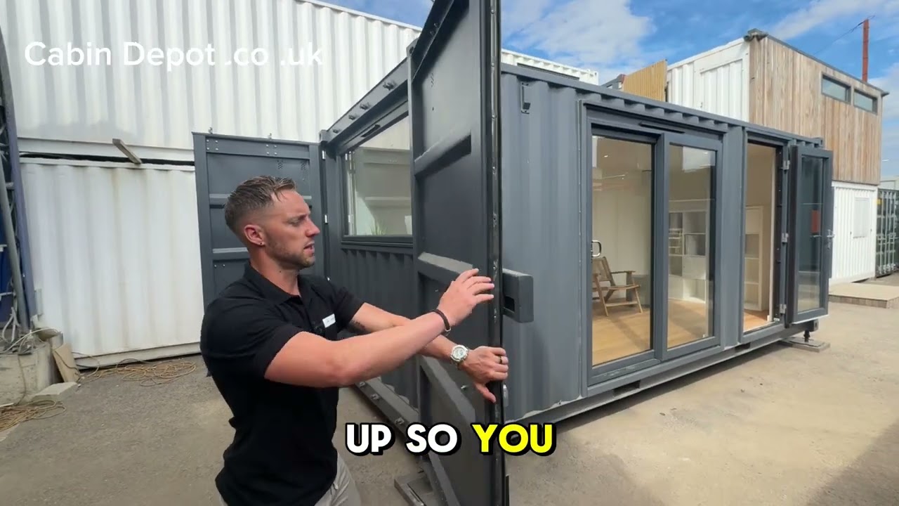 20ft Converted Shipping Container by Cabin Depot.co .uk