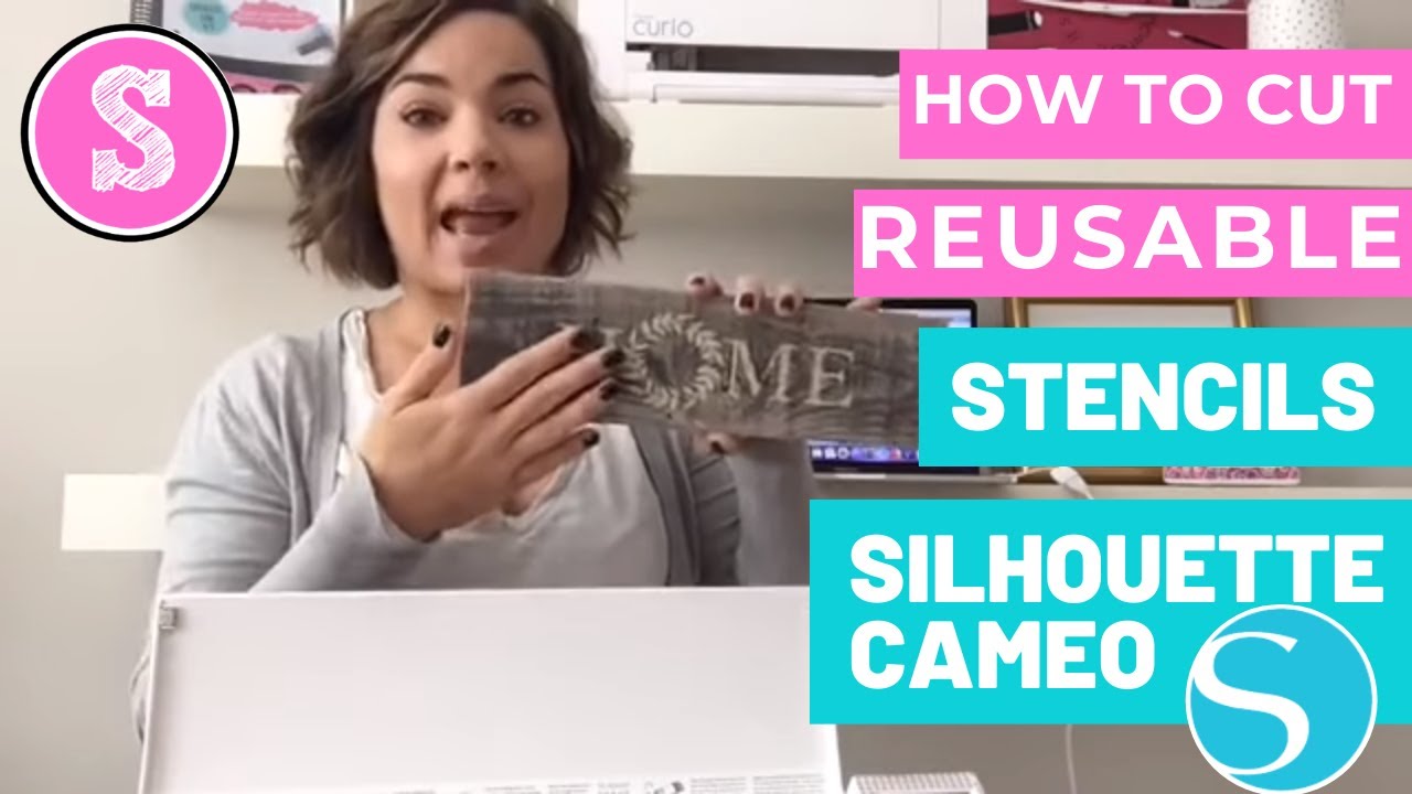 🔥How to Make Reusable Stencils for Wood Signs with Silhouette Cameo